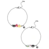 Hello Kitty And Friends Bff Charm Bracelet Set In Metallic