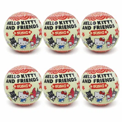 Hello Kitty Assortment Of 6  And Friends Sushi Mystery Collectible Capsules In Multi