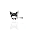 Hello Kitty Authentic 20g Stainless Steel Nose Ring Bone Stud In Silver