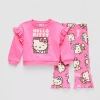 Hello Kitty Baby Girls  2-pc. Pant Set In Pink