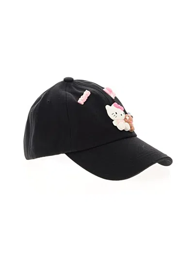 Pre-owned Hello Kitty Kids' Baseball Cap In Black
