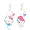 Hello Kitty Bff Keychain,  And My Melody, Set Of 2 In Multi