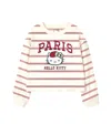 Hello Kitty Big Girls Long Sleeve Paris T-shirt In Neutral