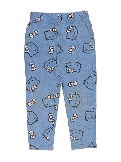 Pre-owned Hello Kitty Kids' Casual Pants In Blue