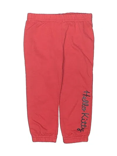 Pre-owned Hello Kitty Kids' Casual Pants In Red