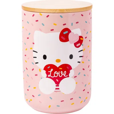 Hello Kitty Ceramic Cookie Jar In Pink