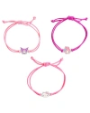 Hello Kitty Cord Bracelet With Kuromi, My Melody, , 3 Piece Set In Multi