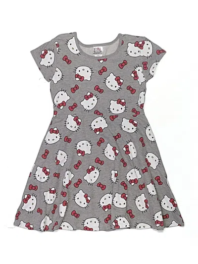 Pre-owned Hello Kitty Kids' Dress In Gray