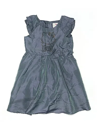 Pre-owned Hello Kitty Kids' Dress In Teal