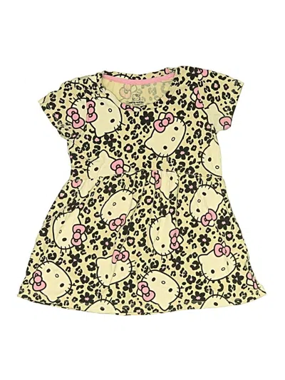 Pre-owned Hello Kitty Kids' Dress In Yellow