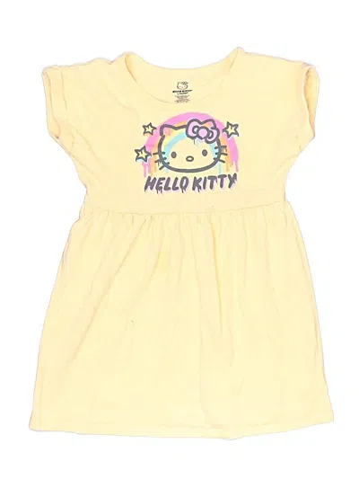 Pre-owned Hello Kitty Kids' Dress In Yellow