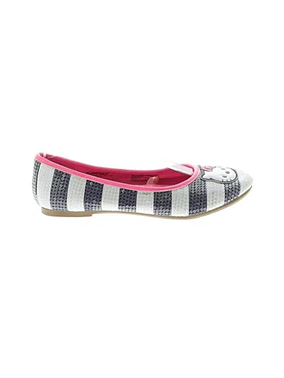 Pre-owned Hello Kitty Kids' Flats In Gray