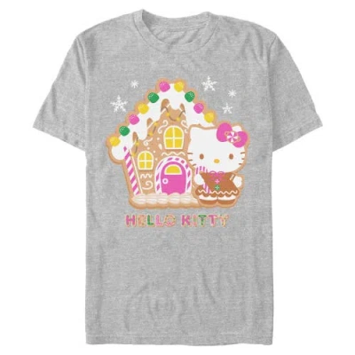 Hello Kitty Gingerbread House And Kitty  Graphic T-shirt In Multi