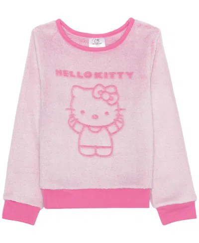 HELLO KITTY GIRLS 2T-6X LONG SLEEVE DEBOSSED SWEATSHIRT