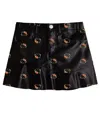 Hello Kitty Girls 7-16  Pull-on Skirt In Black
