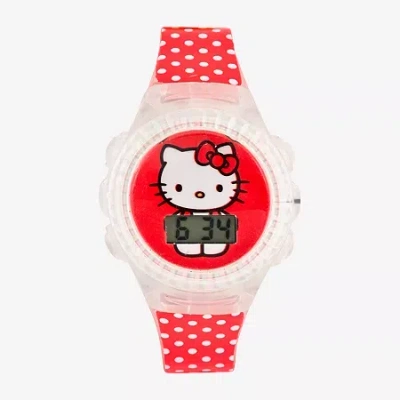 Hello Kitty Kids' Girls Multicolor Strap Watch Hk4204jc In Red