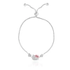 Hello Kitty Heart Lariat Bracelet In Metallic