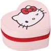 Hello Kitty Heart Shaped Jewelry Travel Case In Pink