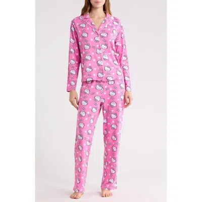 Hello Kitty Hearts Pajamas In Pink