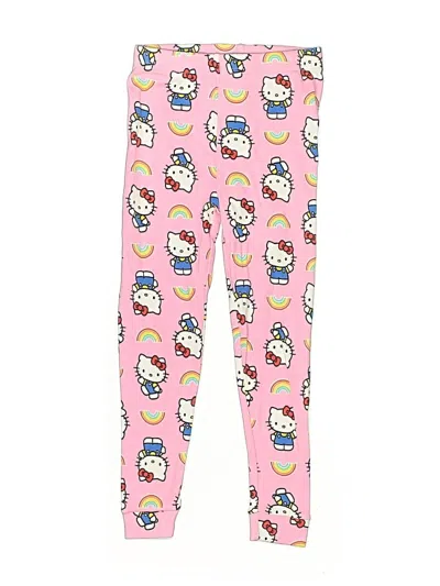 Pre-owned Hello Kitty Kids' Leggings In Pink