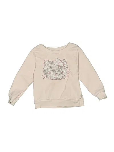 Pre-owned Hello Kitty Kids' Long Sleeve T-shirt In Ivory