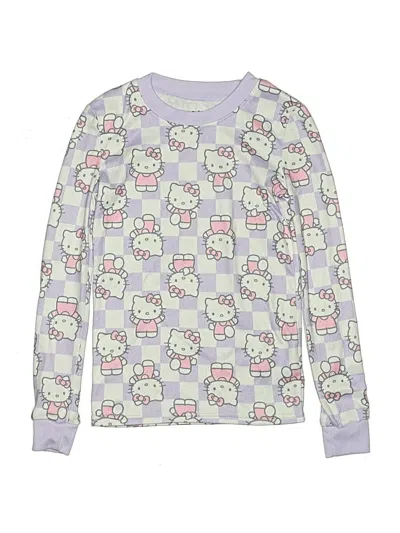Pre-owned Hello Kitty Kids' Long Sleeve T-shirt In Purple