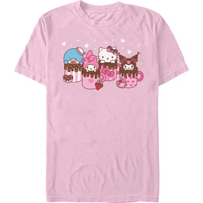 Hello Kitty Lovely Mug Friends  Graphic T-shirt In Animal Print