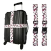 Hello Kitty Luggage Strap, 2-piece Set In Black
