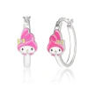 Hello Kitty My Melody Womens Hoop Earrings In Multi