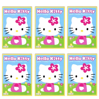 Hello Kitty Pack Of 6 Sanrio  & Friends Jumbo Coloring & Activity Book In Multi