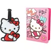 Hello Kitty Passport Holder And Luggage Tag Set In Pink