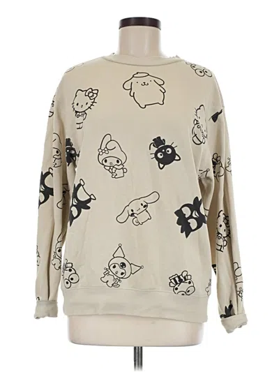 Pre-owned Hello Kitty Pullover Sweater In Ivory