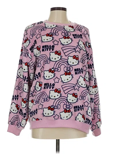 Pre-owned Hello Kitty Pullover Sweater In Pink