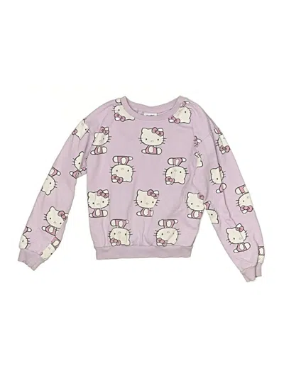 Pre-owned Hello Kitty Kids' Pullover Sweater In Pink