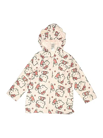 Pre-owned Hello Kitty Kids' Raincoat In Ivory