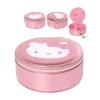 Hello Kitty Round Zip Around Jewelry Travel Storage In Pink
