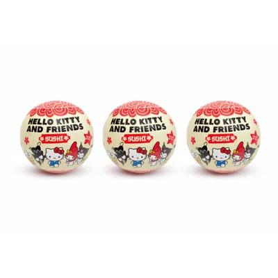 Hello Kitty Set Of 3  And Friends Sushi Mystery Collectible Capsules In Multi