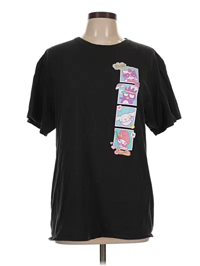 Pre-owned Hello Kitty Short Sleeve T-shirt In Black