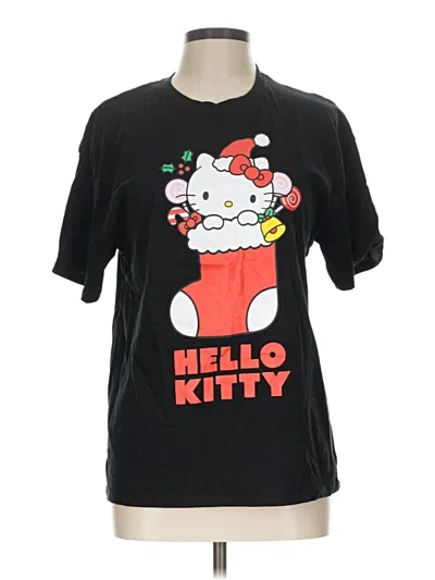 Pre-owned Hello Kitty Short Sleeve T-shirt In Black