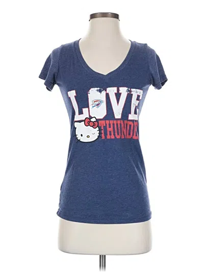 Pre-owned Hello Kitty Short Sleeve T-shirt In Blue