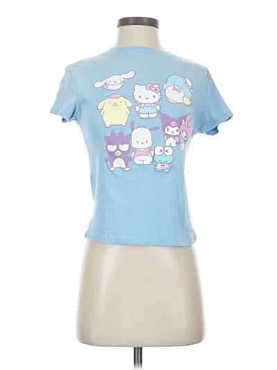 Pre-owned Hello Kitty Short Sleeve T-shirt In Blue