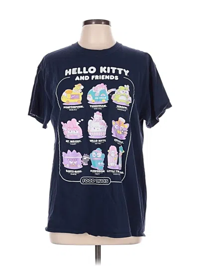 Pre-owned Hello Kitty Short Sleeve T-shirt In Blue
