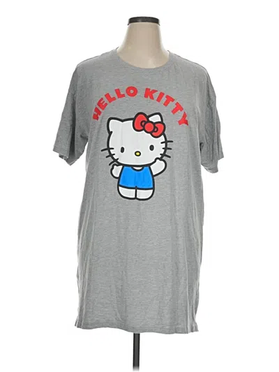 Pre-owned Hello Kitty Short Sleeve T-shirt In Gray