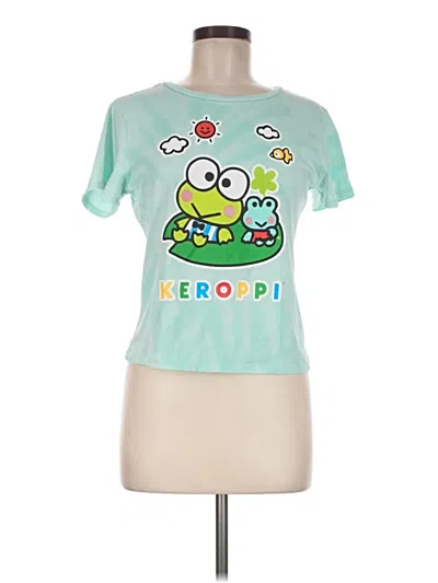 Pre-owned Hello Kitty Short Sleeve T-shirt In Green