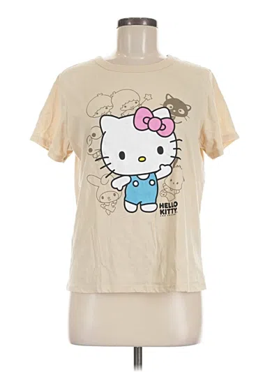 Pre-owned Hello Kitty Short Sleeve T-shirt In Ivory