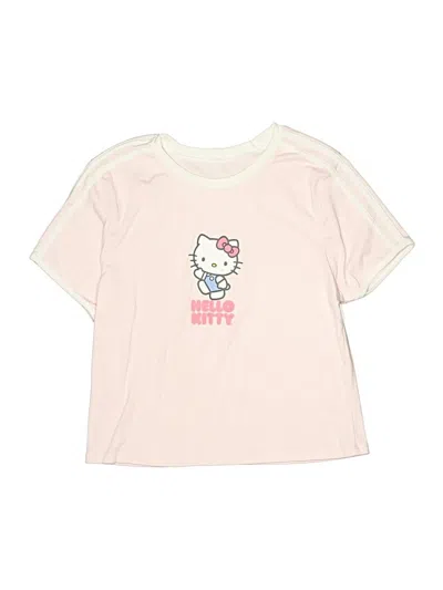 Pre-owned Hello Kitty Kids' Short Sleeve T-shirt In Pink