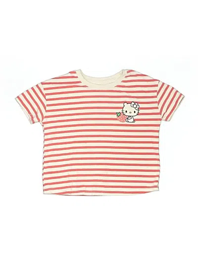 Pre-owned Hello Kitty Kids' Short Sleeve T-shirt In Red