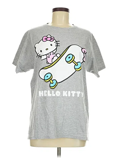 Pre-owned Hello Kitty Short Sleeve T-shirt In Silver