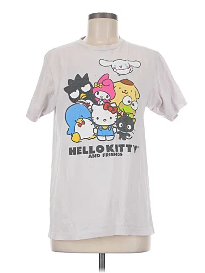 Pre-owned Hello Kitty Short Sleeve T-shirt In Silver