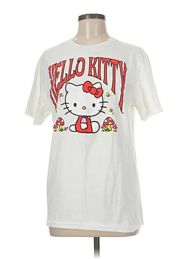 Pre-owned Hello Kitty Short Sleeve T-shirt In White
